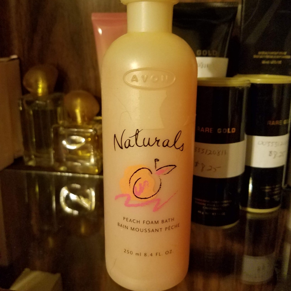 Avon Naturals PEACH foam bath 8.4 fl.oz.Please go to my page and see other item